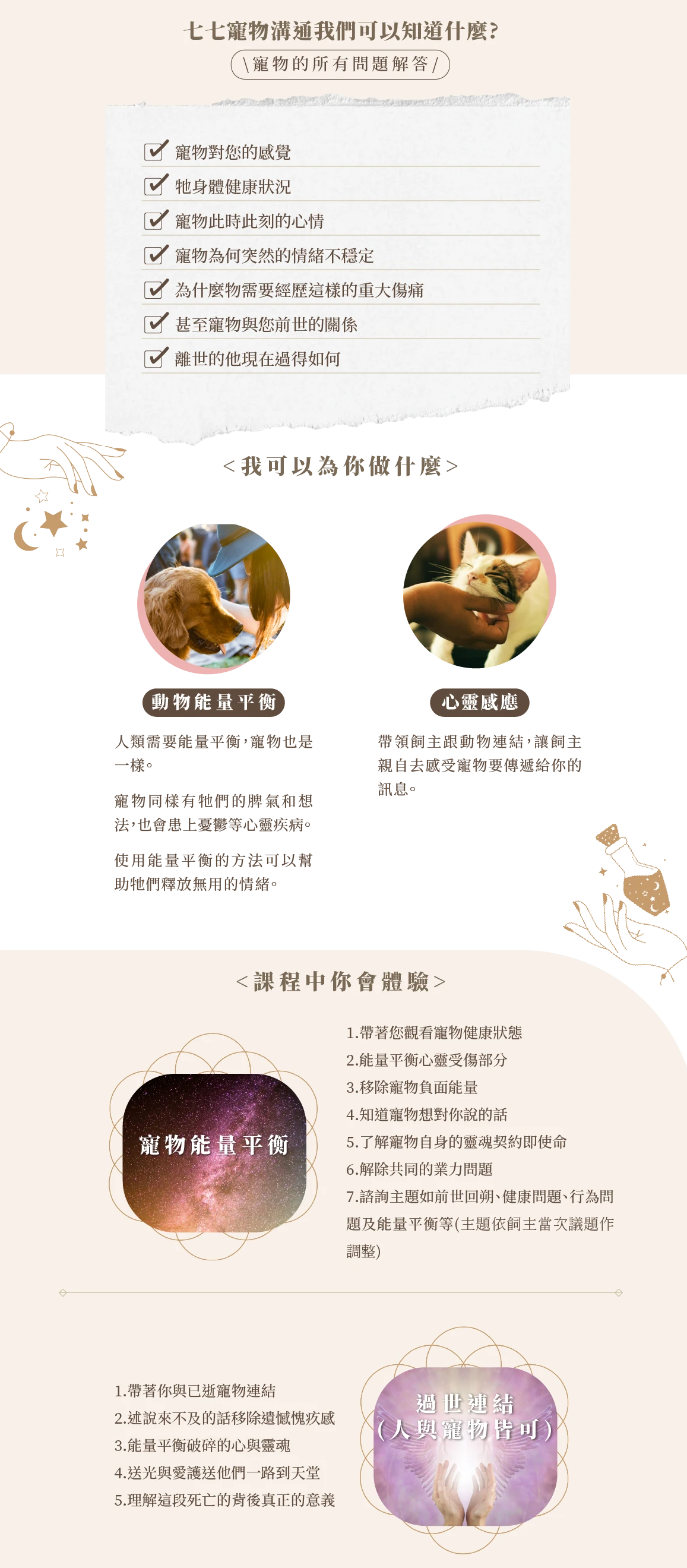 寵物溝通實體課